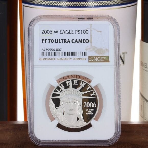 2006 American Platinum Eagle $100 Proof Coin 1 Oz Liberty Lady (NGC Certified) - Picture 1 of 3
